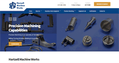 Desktop Screenshot of hartzellmachineworks.com